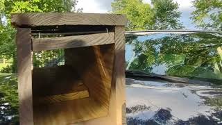 First Wooden Rabbit Trap Build