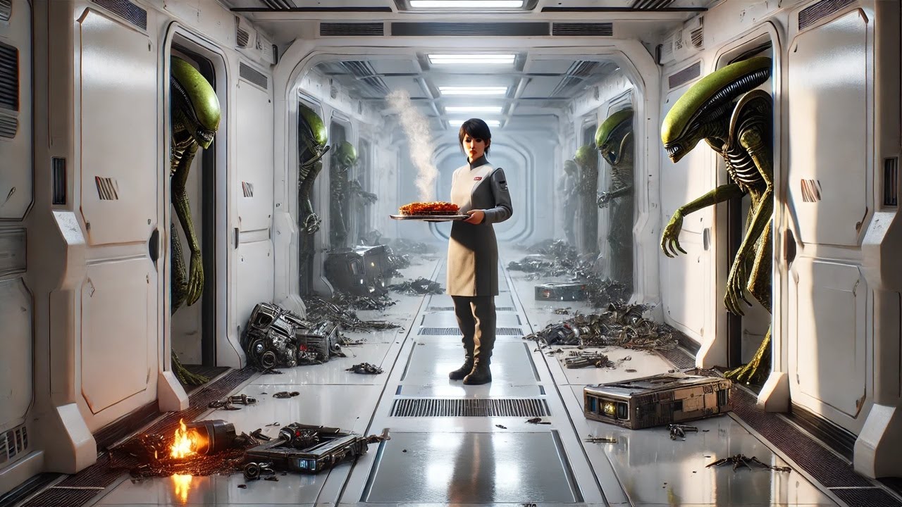 Obcy zjadł ludzki lunch — ochroniarze znaleźli go później. W kawałkach.