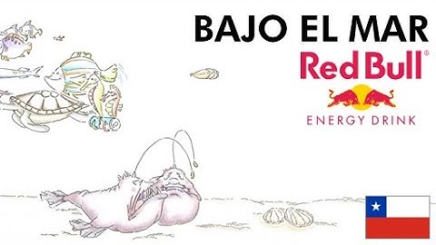 🐟 "BAJO EL MAR", "PECES", "ANGLERFISH" - 🥤 Red Bull te da alas - 🌎 Chile - 📅 2018.