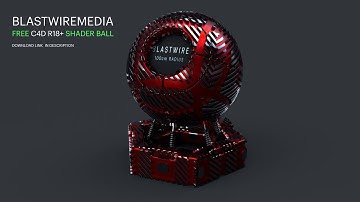Free C4D shader ball
