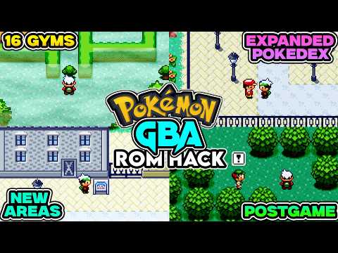 Sixteen Gyms and New Towns in an Expanded GBA Hack