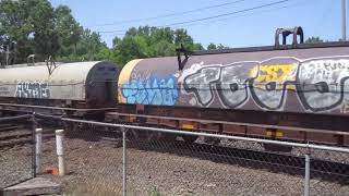(7-1-2026) CSX westbound mixed freight train in Marion Ohio.