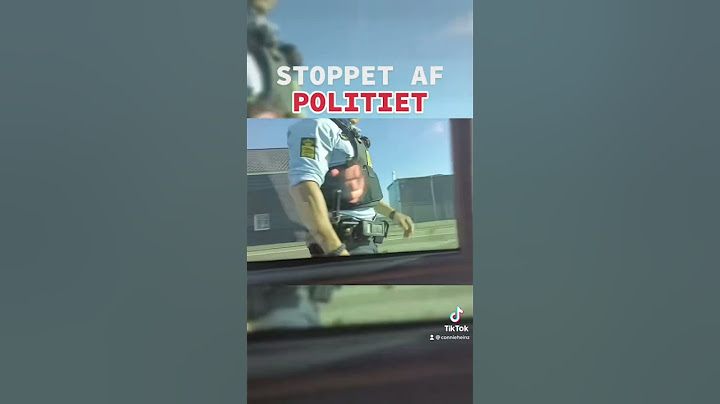 STOPPET AF POLITIET!👮‍♂️🚔