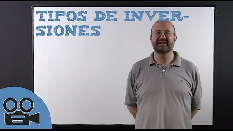 ¿Cuáles son los 4 tipos de inversiones?