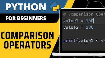 Python For Beginners - Comparison Operators Explained