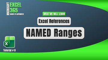8.What are NAMED Ranges| How to Use Named Ranges in Excel Functions