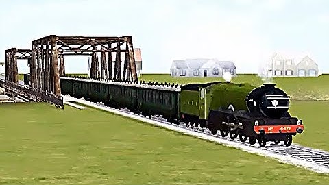 Train Sim - Port of Call Using Flying Scotsman - Simulasi Kereta Api