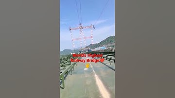 Chenab bridge latest short world highest railway bridge #shorts #chenabbridgeshort #viral 🔥#video