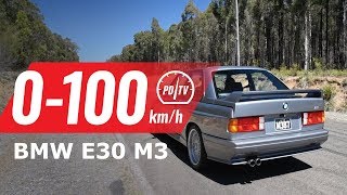 1987 BMW M3 E30 0-100km/h & engine sound