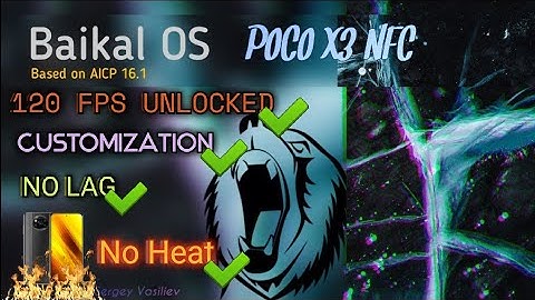 Best Build For Gaming!!! | Baikal OS 11.1 |  Poco X3 NFC | Codm High Settings Performance Test