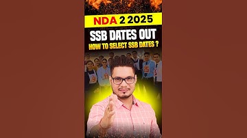 NDA 2/2025 SSB Dates Released🔥NDA SSB Dates Out | NDA 2025 SSB Preparation #ndassb #ssbcoaching #mkc
