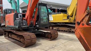 พาชมสภาพรถขุดเก่าญี่ปุ่นขนาด12ตันHitachi zx120 #บางนาแทรคเตอร์ #excavator_truck