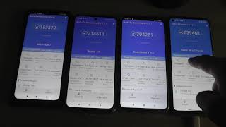 4 Xiaomi SmartPhones Benchmark Antutu : Redmi Note 7, Xiaomi Redmi 10, Redmi Note 8 Pro, Mi 10T