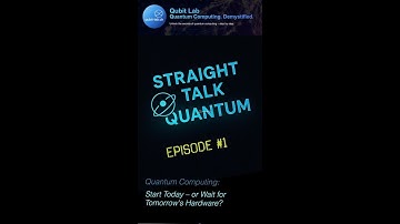 STQ #1 - Quantum computing: start now or wait?