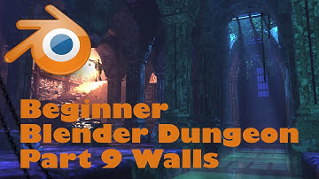 Blender Dungeon Part 9 Walls with Images and Planes