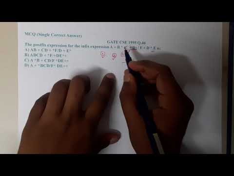 GATE CSE 1995 Q 46 || Stacks and Queues || Data Structure || GATE Insights Version: CSE