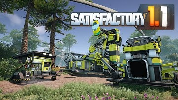SATISFACTORY 1.1 LP Stream  - Exploring, Gathering Hard drives, and Having a good time!