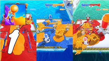 Dye Hard Gameplay Walkthrough #1 (Android, IOS)