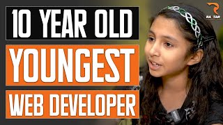 Amna Shahzad 10 Years Old Youngest Web Developer in Pakistan | Raftar Podcast screenshot 4