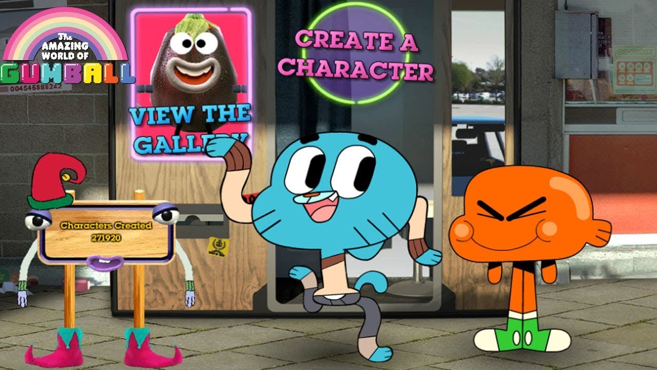 The Amazing World Of Gumball Game Gumball Character Creator - roblox adventures amazing world of gumball obby youtube