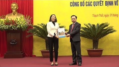 Hội nghị công bố các Quyết định về công tác cán bộ