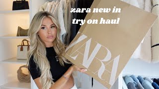 HUGE spring zara new in try on haul