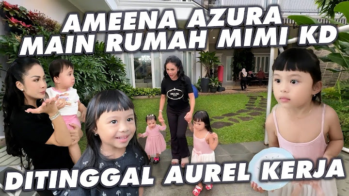 AMEENA AZURA'S HOLIDAY AT MIMI KD AMORA'S HOUSE WAS SO FUN!!