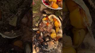 Real Mongolian BBQ - Mutton in the Tripe! 😋 #food #mongolia #visitmongolia