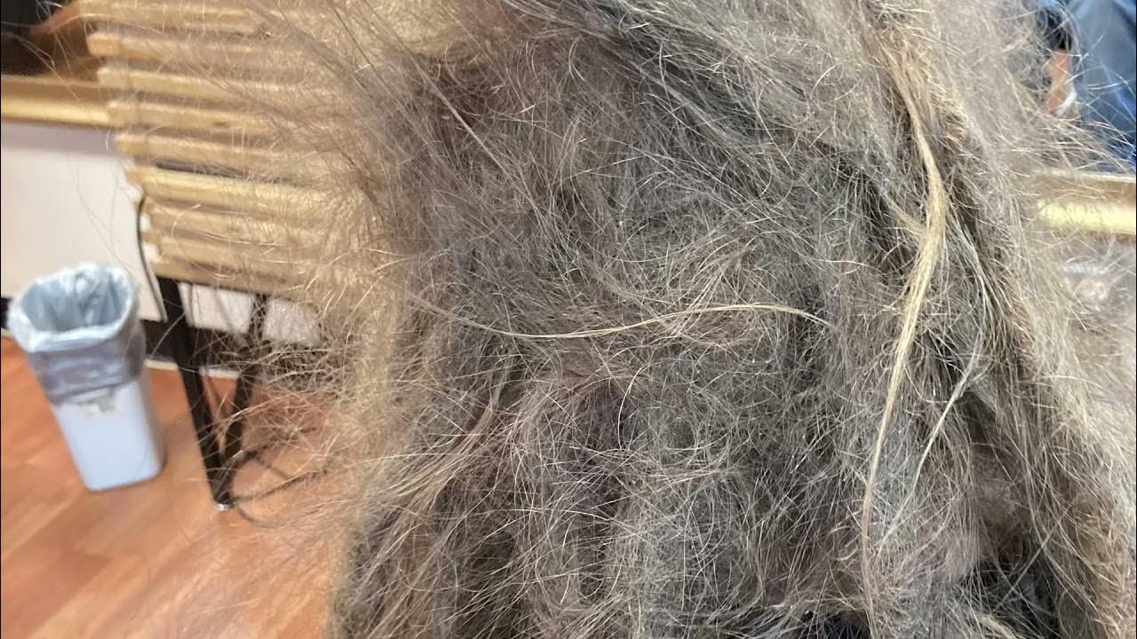 Detangling connected dreadlocks YouTube