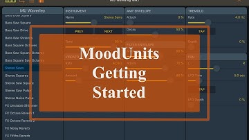 Mood Units- Tutorial: Exploring the App Part 1, Getting Started