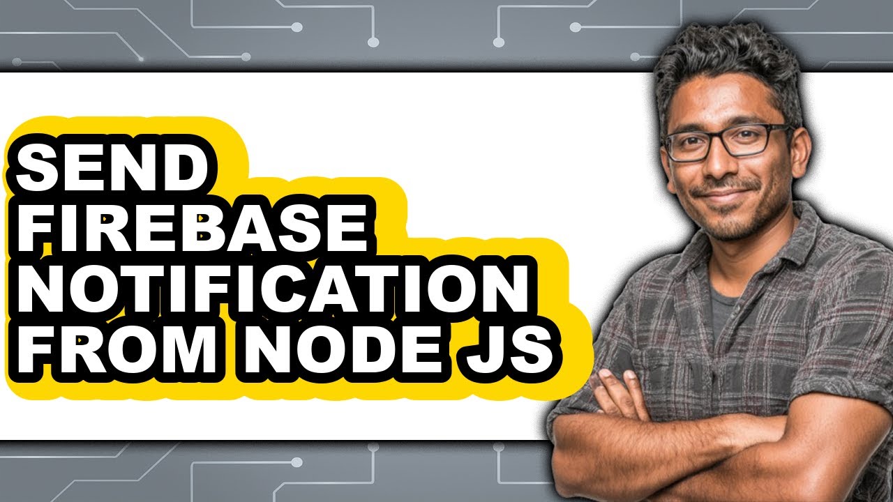 How to Send Firebase Notification from Node Js - Step by Step - YouTube