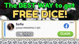 Monopoly GO! | BEST WAY to get FREE DICE! screenshot 4