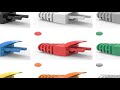 (50pcs/pack) Network RJ45 Cable Boots Plastic Protective Sleeve Strain Relief For Cat5e Cat6 Modular