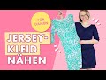 Jersey-Kleid nähen - für Damen - Schritt für Schritt im Tutorial