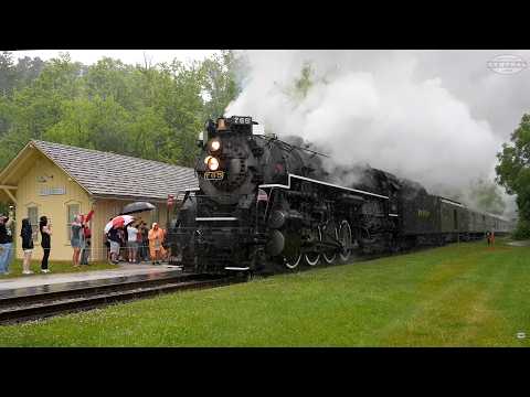 STEAM IN THE RAIN! NKP 765 Steam in the Valley 2026 Final Run