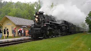 NKP 765 Working Hard in the Pouring Rain! - Steam in the Valley 2026 NKP 765 Working Hard in the Pouring Rain! - Steam in the Valley 2026
