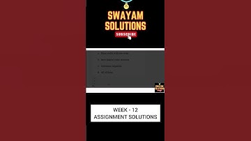 Introduction to IoT Week 12 | SWAYAM NPTEL Assignment Solutions | SUBSCRIBE