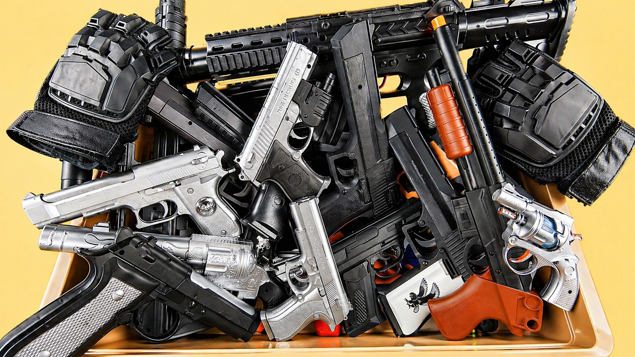 Insane Revolver Arsenal! 😳 BB Guns, Bead Blasters, Capsule Revolvers ...