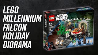 LEGO Star Wars 40658 - Millennium Falcon Holiday Diorama Speed Build and Review