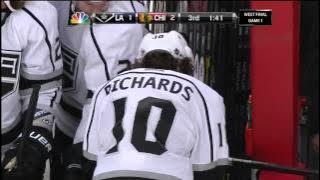 Dave Bolland rocks Mike Richards June 1 2013 LA Kings vs Chicago Blackhawks NHL Hockey