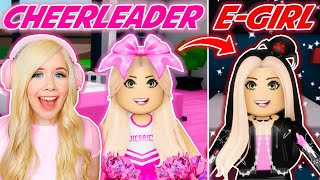 CHEERLEADER TO E-GIRL IN BROOKHAVEN! (ROBLOX BROOKHAVEN RP)