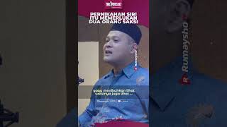 Nikah Siri Itu Memerlukan Dua Orang Saksi - Rumaysho TV