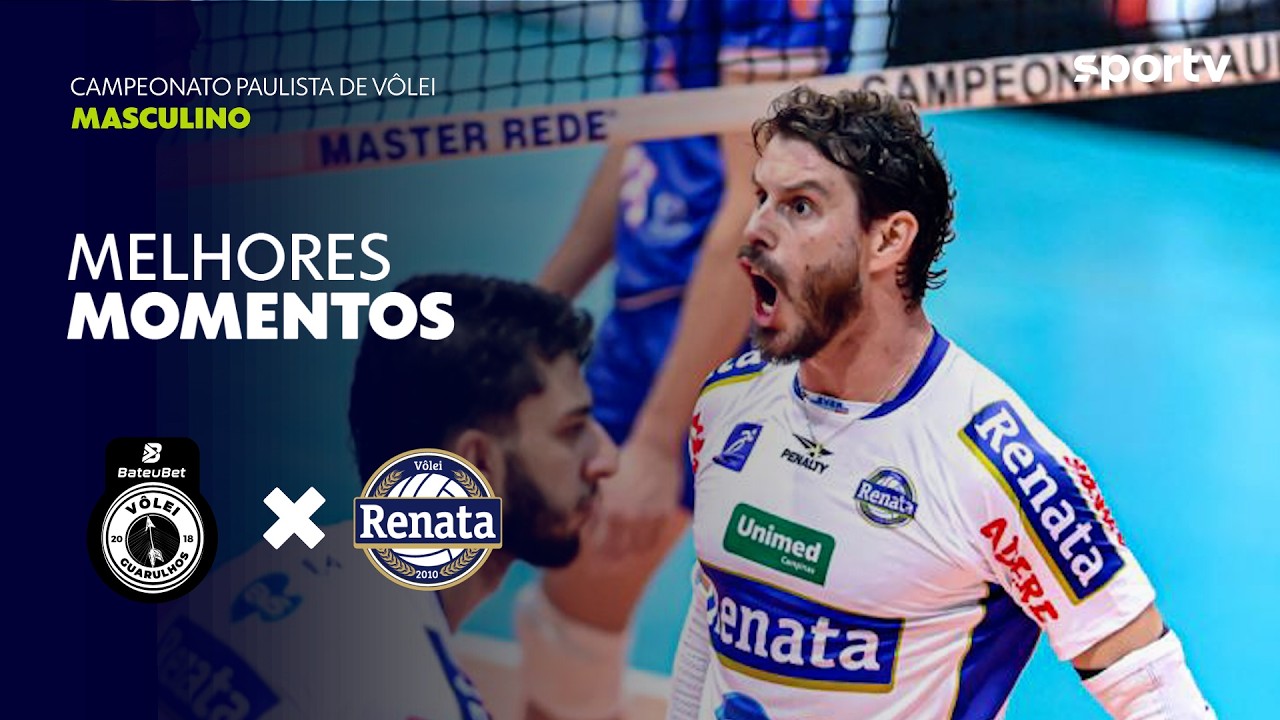GUARULHOS 0 X 3 CAMPINAS | MELHORES MOMENTOS | CAMPEONATO PAULISTA ED VÔLEI MASCULINO | sportv