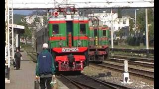 ВЛ22 WL22 shunting and depart from Kutaisi2