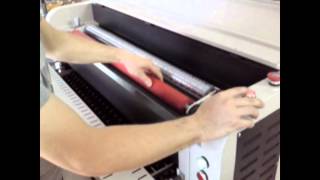 36 inches digital automatical multi-roller UV embossing machine