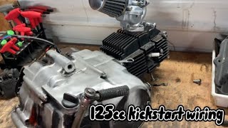 How to wire a 125cc kick start engine