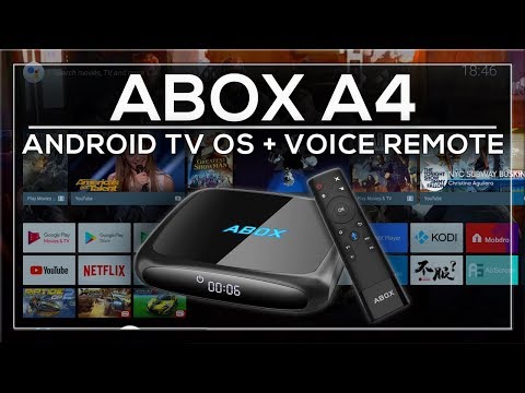 ABOX A4 - ANDROID TV OS BOX WITH VOICE CONTROL REMOTE