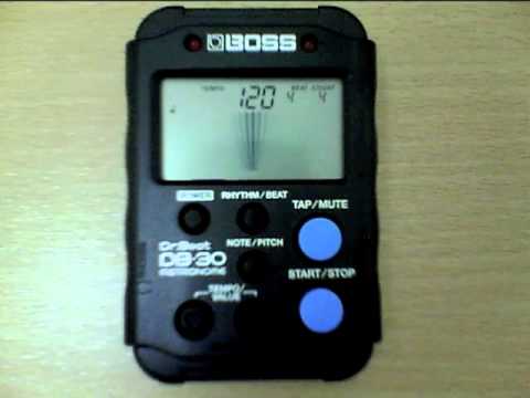 【メトロノームチェック！】BOSS DB-30 Dr.Beat メトロノーム - YouTube