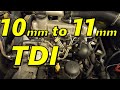 10mm to 11mm VW TDI fuel injection pump swap - Bosch "VE" upgrade on 1.9 ALH Diesel Jetta Golf Bora!