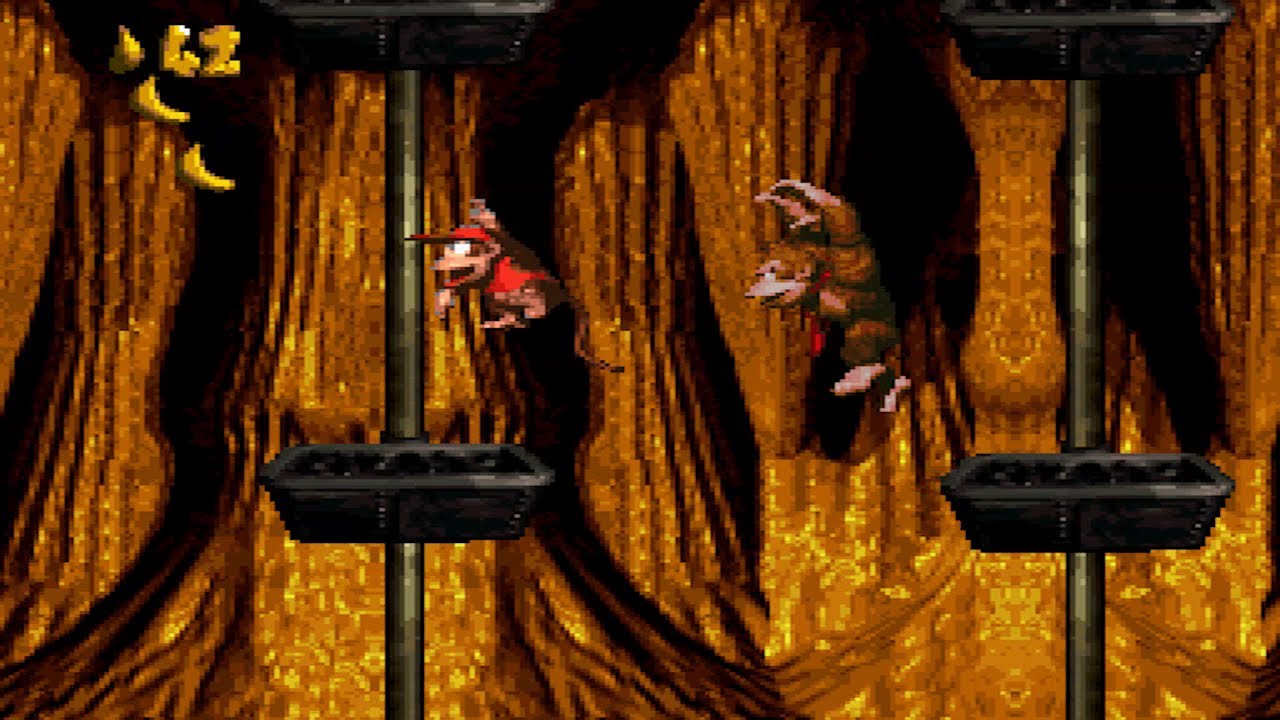 Donkey Kong Country Level 29 Elevator Antics YouTube